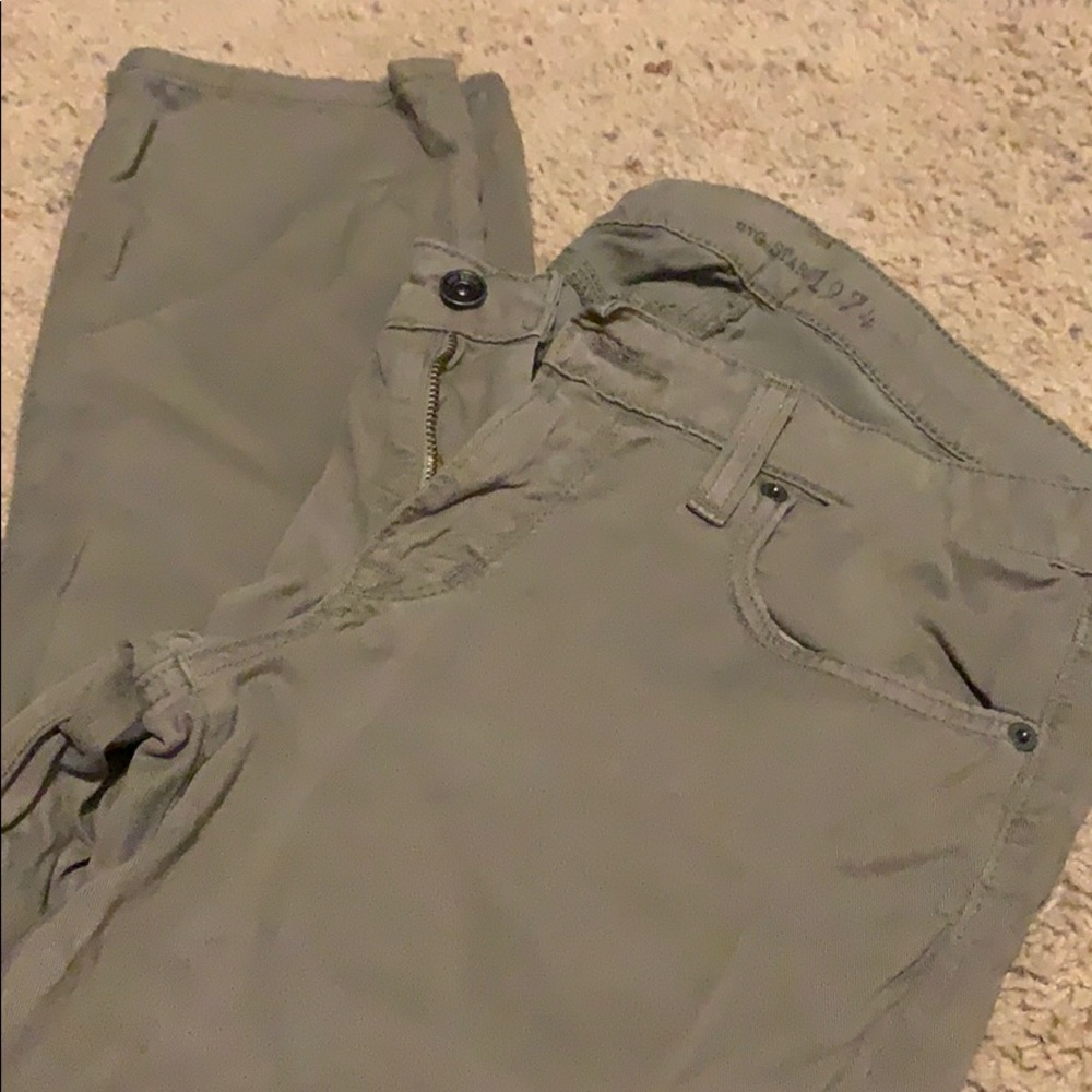 Big star khaki colored skinny jeans